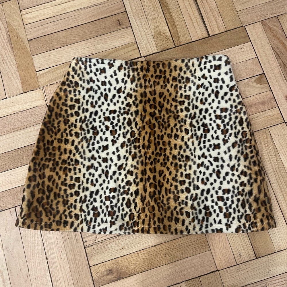 Leopard Print Skirt
